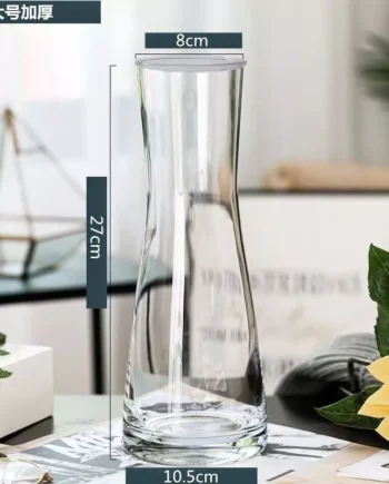 Light Luxury Simple Transparent Glass Vase